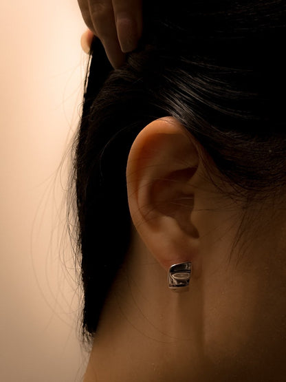 Câline Silver Earring | Alegant - Alegant