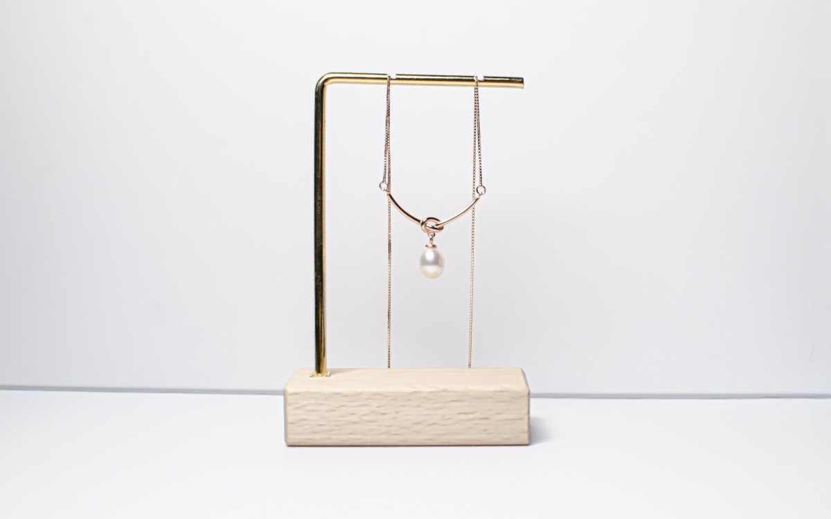 Pearl Courbe Necklace | Alegant - Alegant